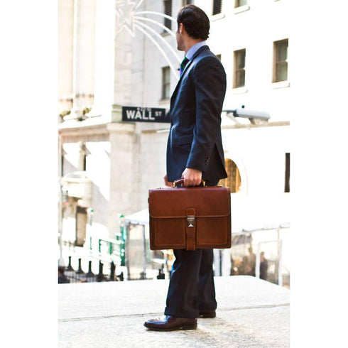 Floto Novella Leather Briefcase